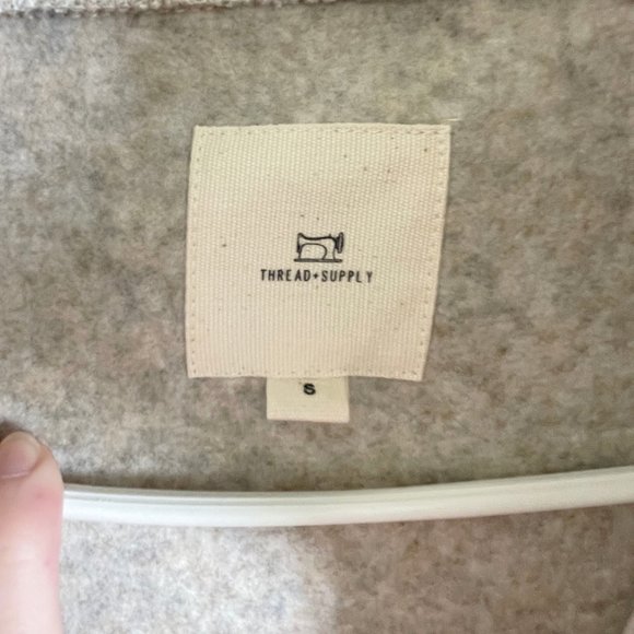 NWOT Thread & Supply Zip Up Sweater - Picture 2 of 4